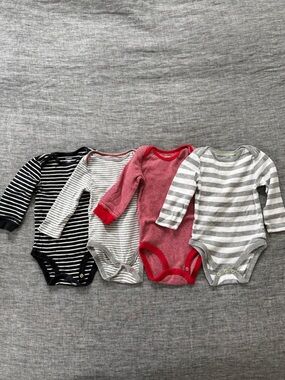 Carter’s/Cat & Jack striped onesie bundle
